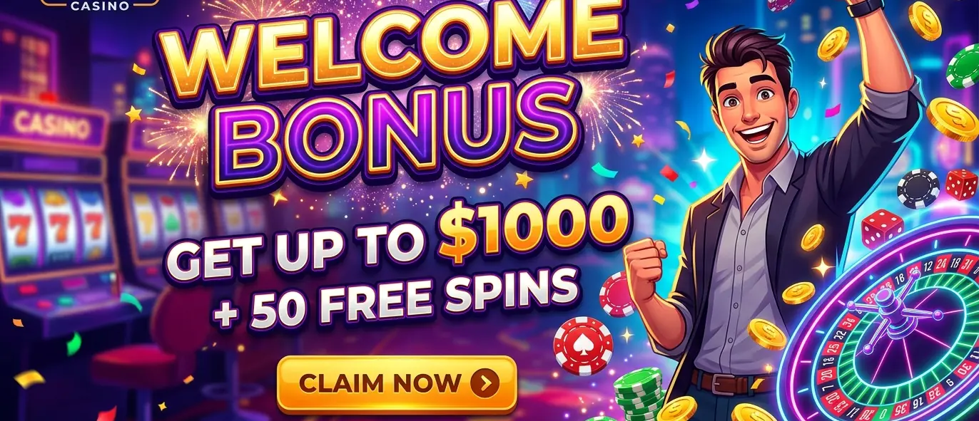 Velkomstbonus Getlucky casino
